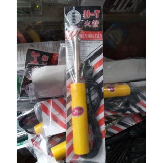 Mỏ hàn chì cán gỗ mỏ cong