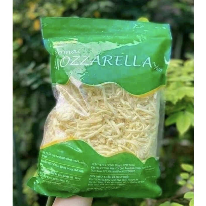 Phô mai bào sợi Mozzarella Holafoods 1kg