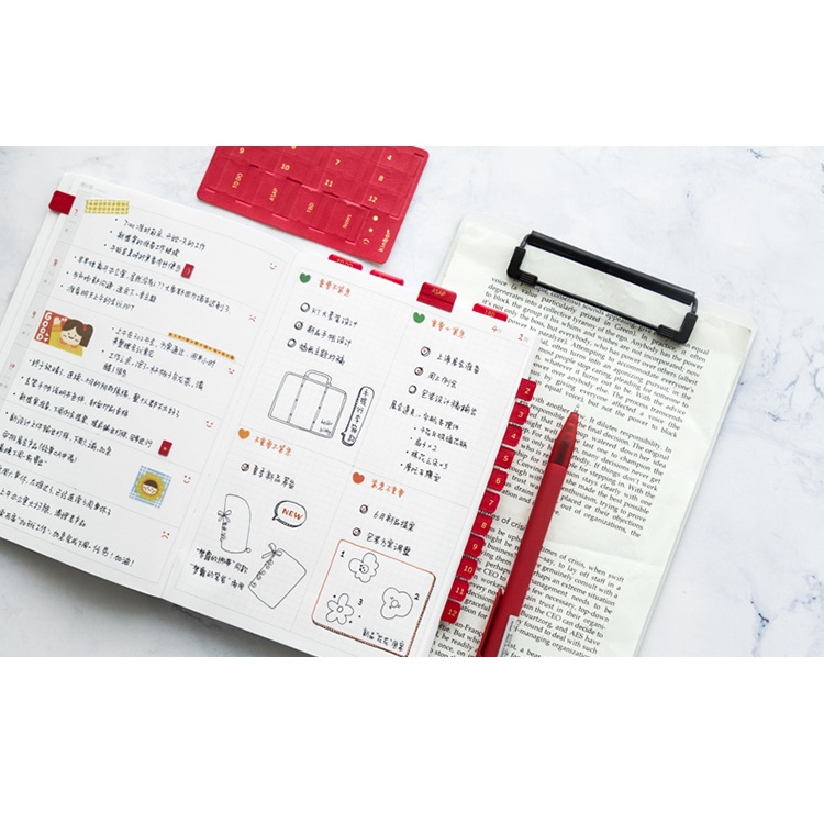 Giấy Dán Ghi Chú Bằng PU Họa Tiết Kinbor Độc Đáo Trang Trí Văn Phòng / Trường Học DIY