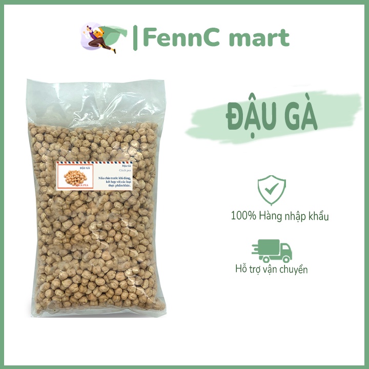 Đậu gà đậu răng ngựa Chick pea Enko hàng nhập khẩu 500g 1kg FENNC