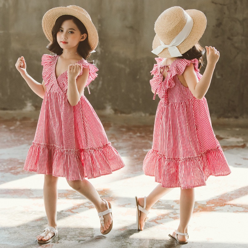 Váy đầm cho bé gái lớn size đại kiểu dáng công chúa VL68 Size 120-160 20-40 kg thời trang trẻ em hàng quảng châu