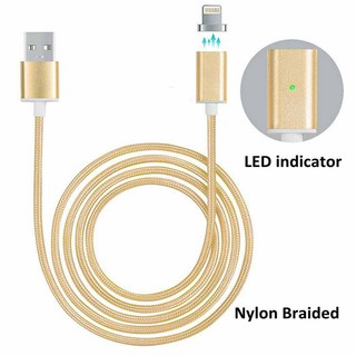 Cáp Sạc Nam Châm Dạng Dây Bện Cho Iphone Android