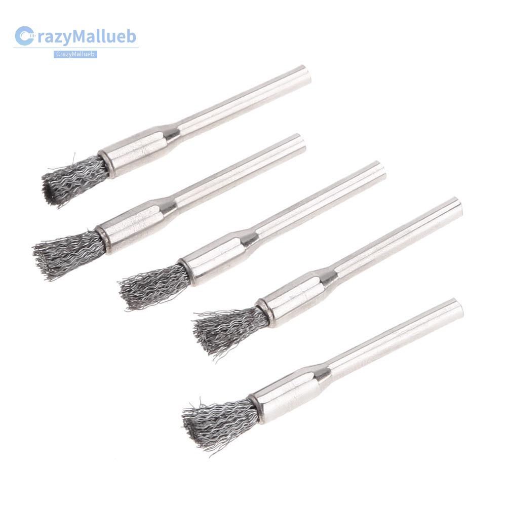 Set 10 Chổi Sợi Thép 5mm Cho Máy Đánh Bóng