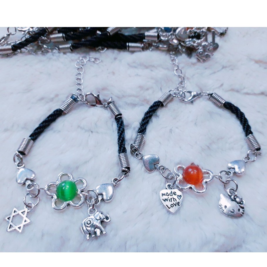 Vòng tay đá mắt mèo 8mm : sỉ chỉ 7,8k / cái