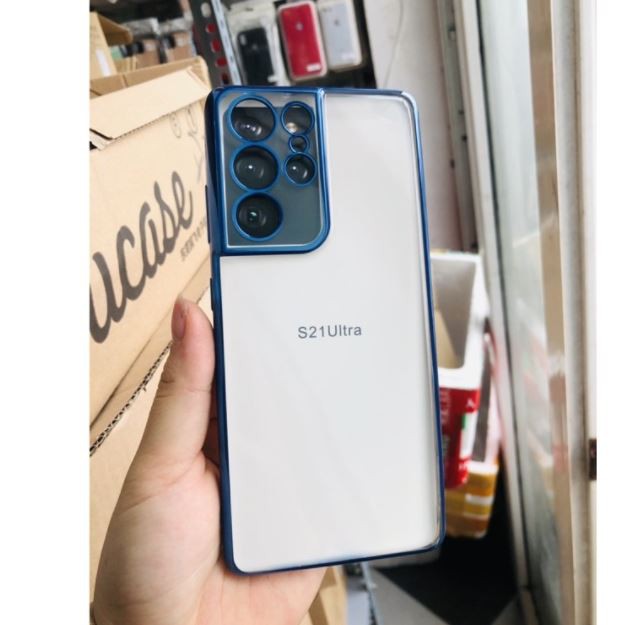 Ốp lưng dẻo KST Desing viền màu cho Samsung S21/ S21 Plus/ S21 Ultra