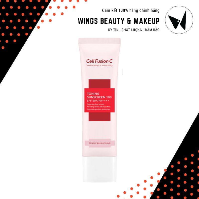 Kem chống nắng nâng tông CELL FUSION C Toning Sunscreen 100 SPF 50+ PA+++
