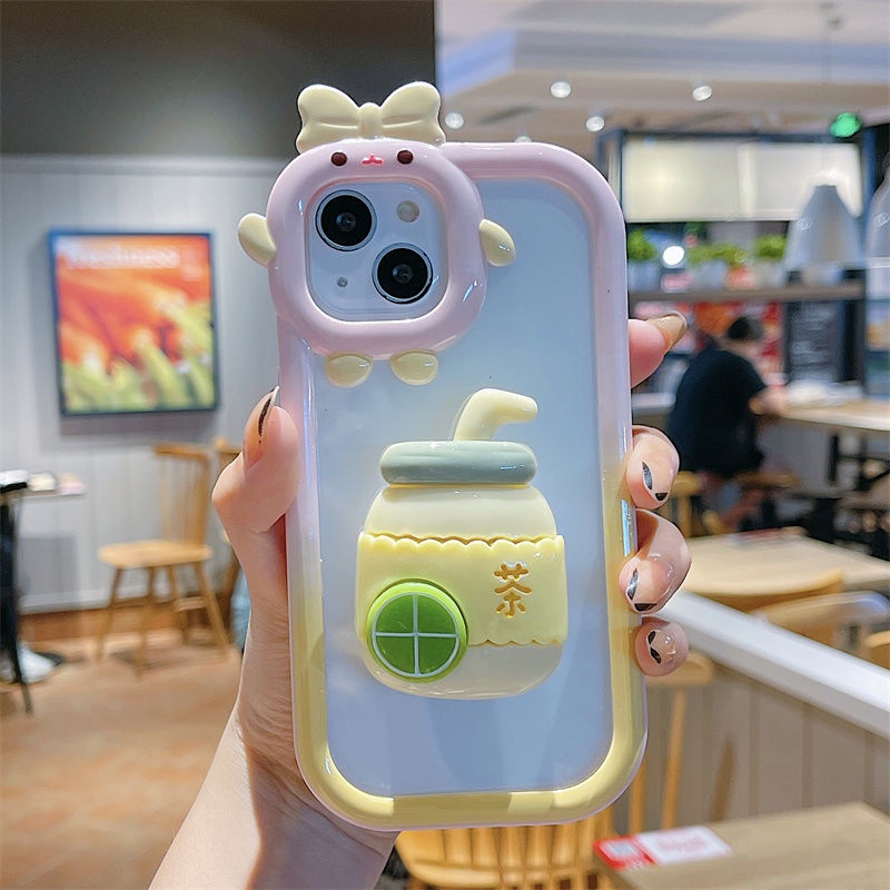 Ốp Điện Thoại Màu Gradient Có Giá Đỡ Cho iPhone 13 12 11promax XSMAX XR 13 7P 8P