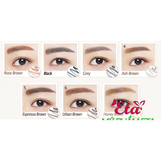 Chì kẻ mày INNISFREE Auto EyeBrow Pencil 2 đầu chống nước, chống trôi [Mới 2019] | BigBuy360 - bigbuy360.vn