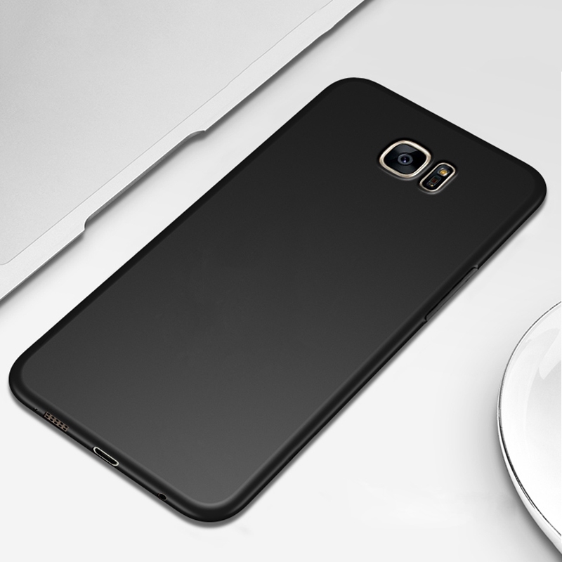 Ốp điện thoại mềm màu nhám mỏng cho Samsung Galaxy Note 5 4 3