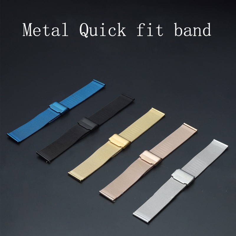 Dây Đeo Milanese 20mm Thay Thế Cho Đồng Hồ Thông Minh Amazfit GTS 2 Mini Bản Quốc Tế