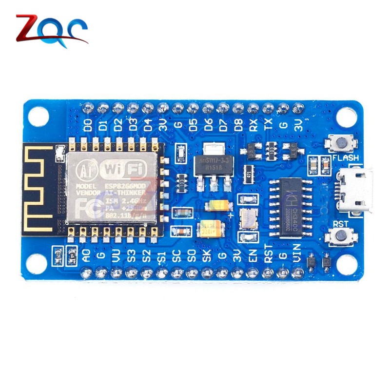 CH340G ESP8266 ESP-12E NodeMcu Wireless WIFI Module Network Development Board Micro USB IO Ports DC 4.5 -9V