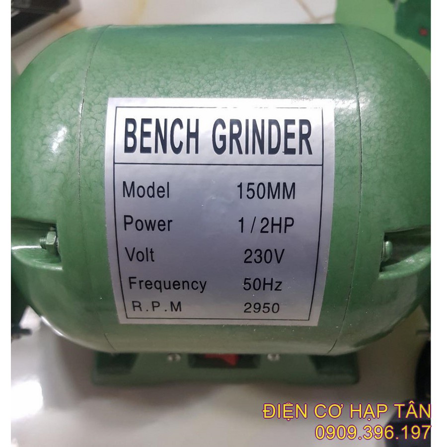 MÁY MÀI  2 ĐÁ  CHÍNH HÃNG BENCH  GINDER 1/4HP, 1/2HP, 3/4HP