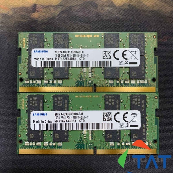 Ram Laptop Samsung 16GB DDR4 2666MHz Chính Hãng - Bảo hành 36 tháng