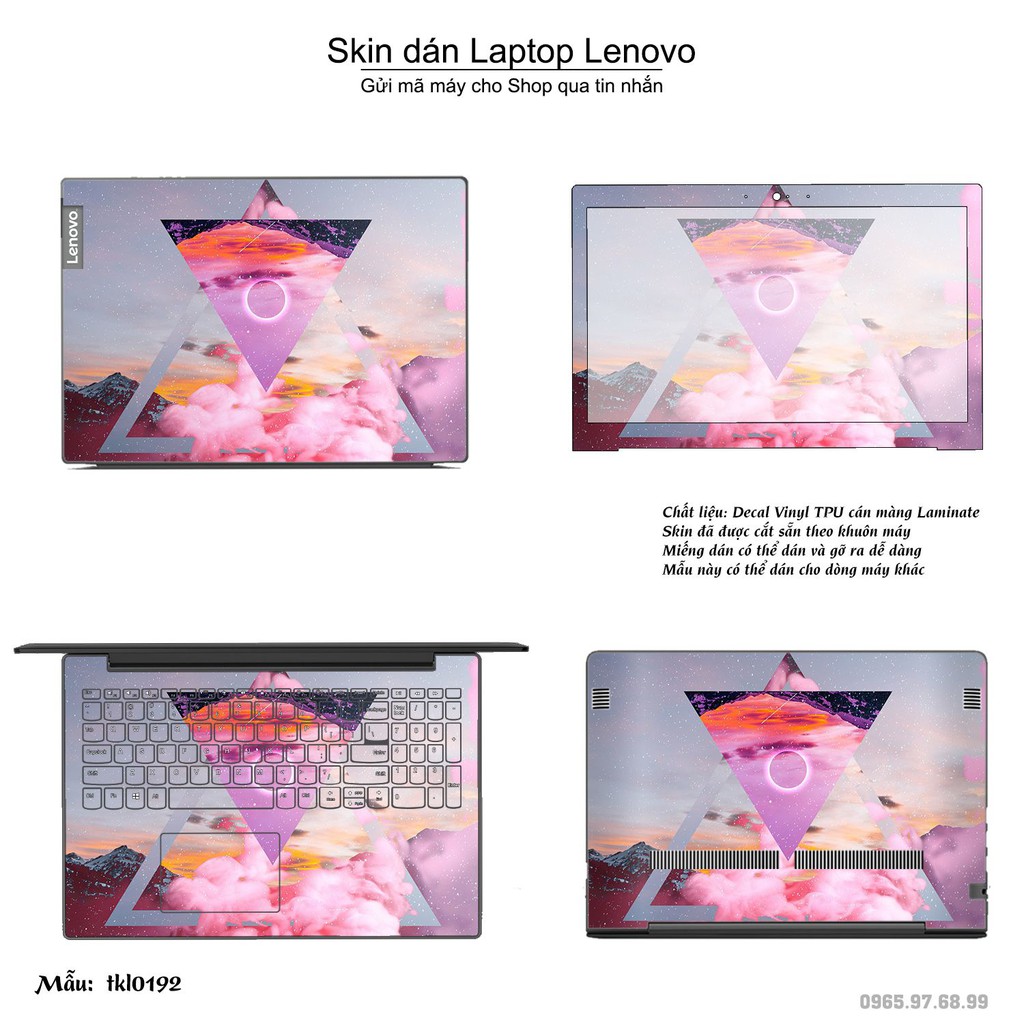 Skin dán Laptop Lenovo in hình thiết kế _nhiều mẫu 5 (inbox mã máy cho Shop)