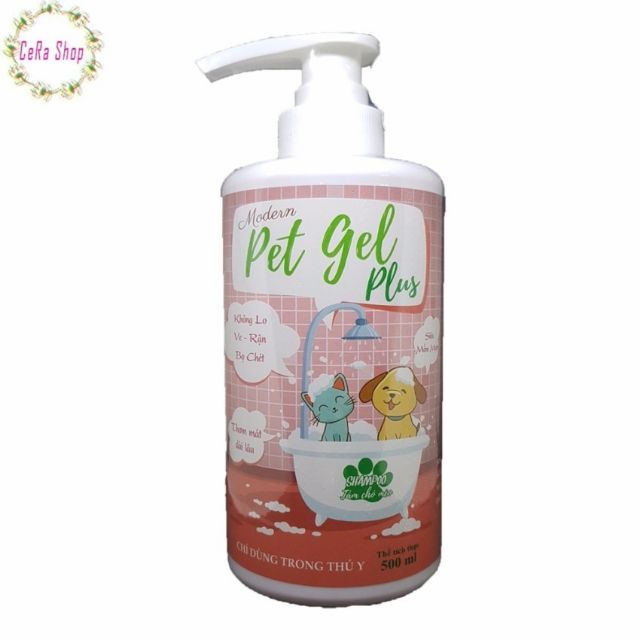 SỮA TẮM TRỊ VE GIẬN PET GEL PLUS SIÊU THƠM 500ml