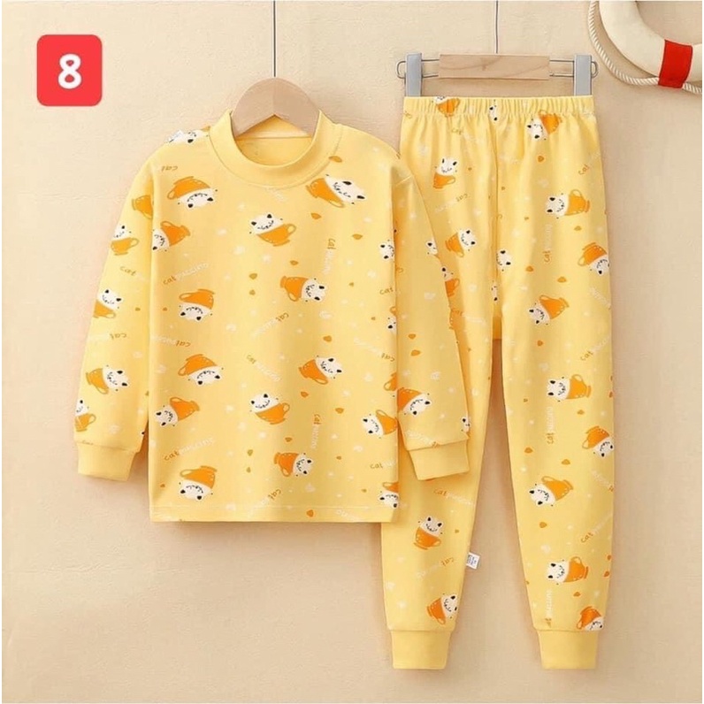 Bộ Cotton dài tay cho bé có size đại