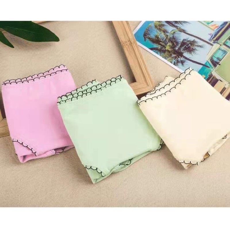 Quần Lót Nữ cotton thun lạnh không đường may cao cấp mềm mại kháng khuẩn SOMINO