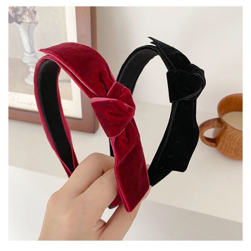 Băng Đô Nhung Đính Nơ Hàn Quốc - Vani Store [PKT251] [PKT00251]