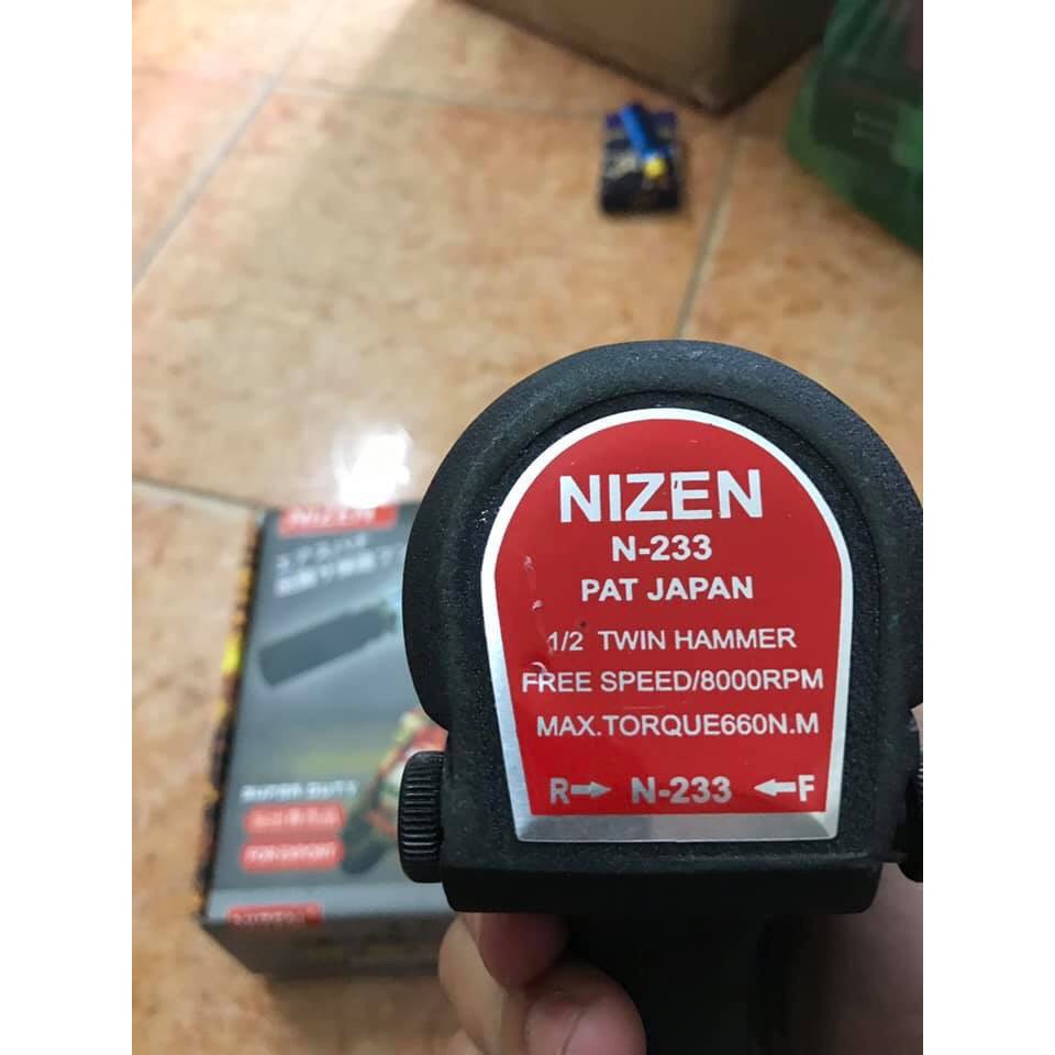 SÚNG XIẾT BULONG HƠI NIZEN N-233 1/2" Thùy Linh Tools