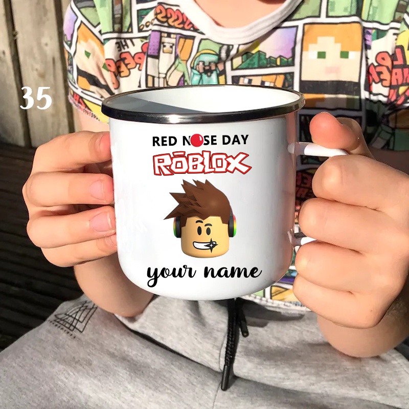 Cốc Uống Cà Phê Có Tay Cầm In Tên Thương Hiệu roblox pls Tặng Tôi Hoặc Gửi Ra Chỉ Có logo)