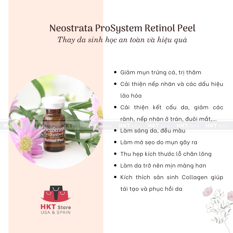 Tinh chất Peel da tẩy tế bào chết NeoStrata ProSystem Retinol giảm lão hóa, se khít lỗ chân lông 1 lọ