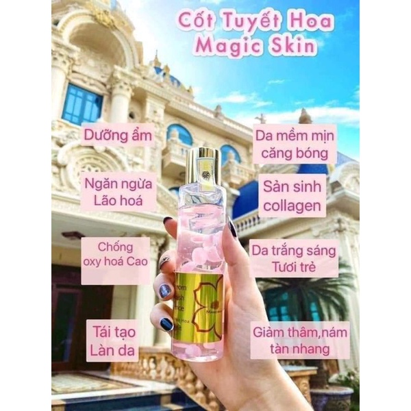💕💕CỐT TUYẾT HOA SIÊU DINH-ĐÁNH THỨC KHẢ NĂNG TỰ TÁI TẠO CỦA LÀN DA .