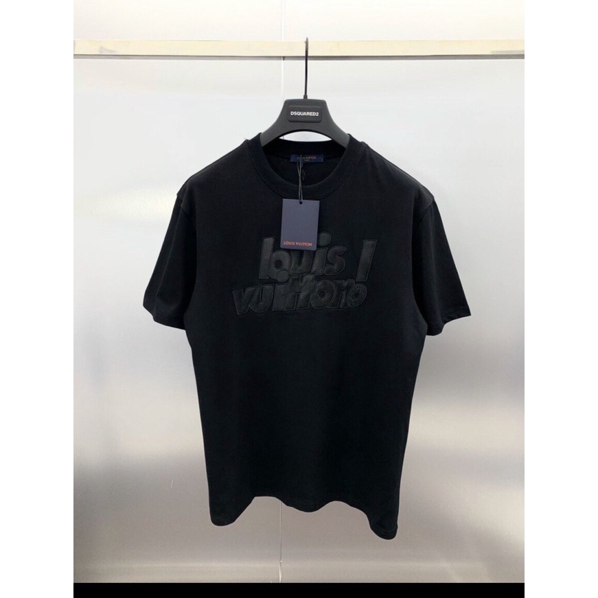 (Hàng Mới ) Áo Phông Cổ Tròn In Vân Nối LUITVUTON Cao Cấp - Cotton TICI Hàn Mịn Thoải Mái Hoạt Động Thể Thao