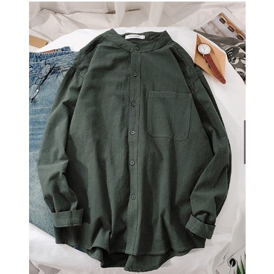 Áo Sơ Mi Cổ Tàu, Áo Cổ Tàu Chất Đũi Thấm Mồ Hôi Thời Trang Trẻ Trung Năng Động | BigBuy360 - bigbuy360.vn