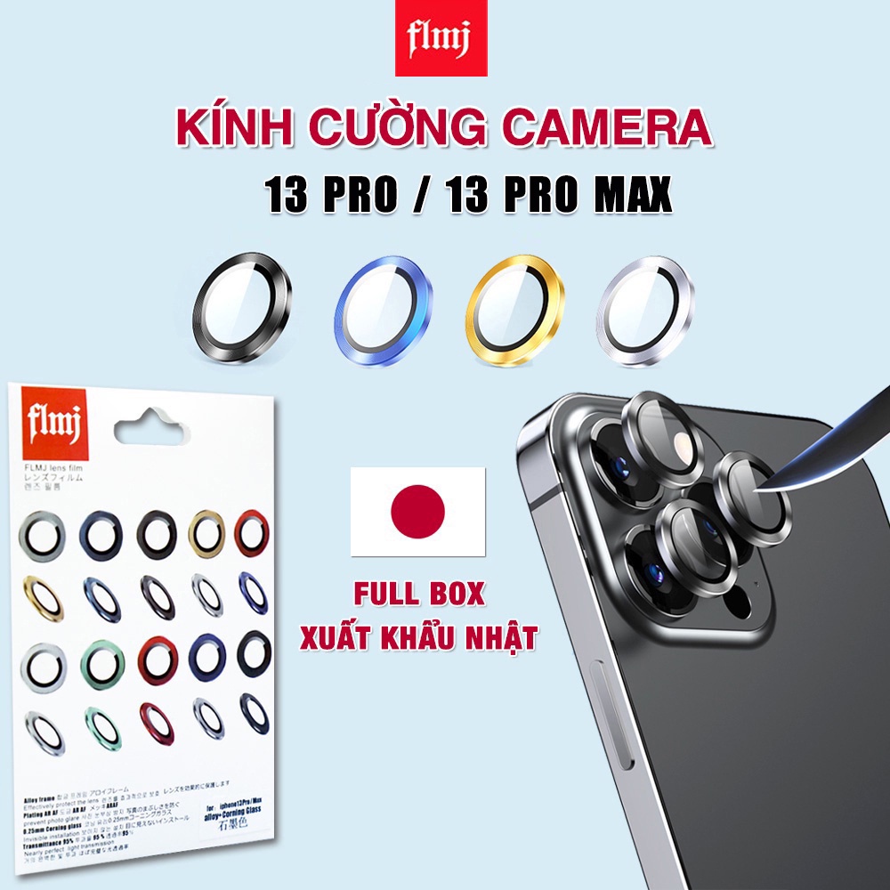 Dán camera Iphone 13 Pro Max - Cường lực mắt Camera 13 Pro Max FLMJ