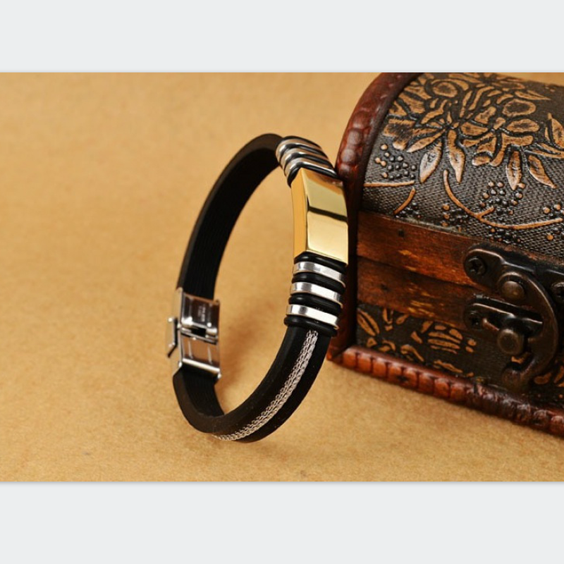 (MớI) Vòng Tay Da Pu ĐíNh Trang Trí ĐộC ĐáO