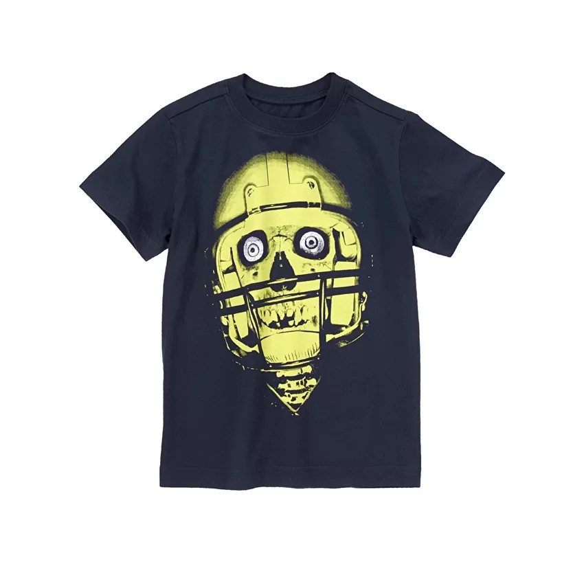 Áo thun bé trai Crazy8 Skull Helmet 2039930