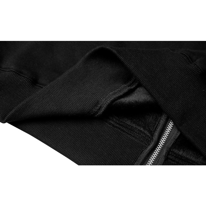 Áo Hoodie Nelly Heybig có khoá kéo Basic Trơn 6 màu