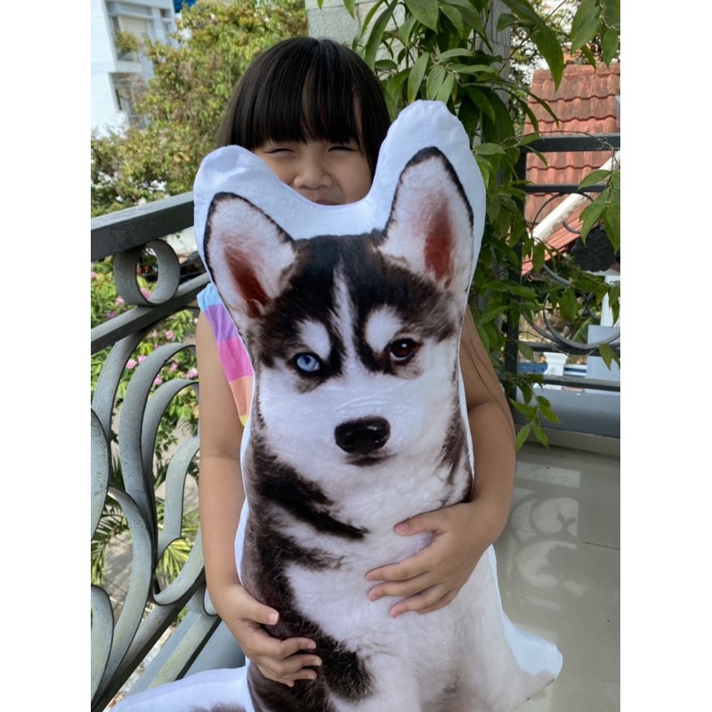 Chó Husky nhồi bông 75cm