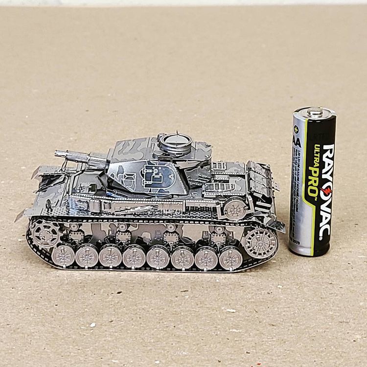 Đồ Chơi Lắp Ráp Mô Hình 3D Bằng Kim Loại Piececool Xe Tăng Panzer IV Của Đức Quốc Xã