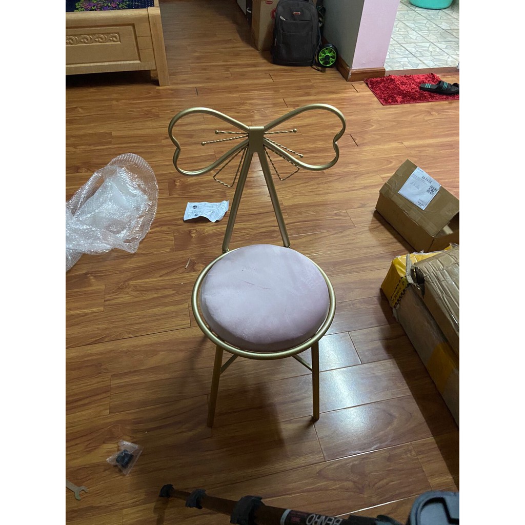 Ghế nơ bàn trang điểm | BigBuy360 - bigbuy360.vn