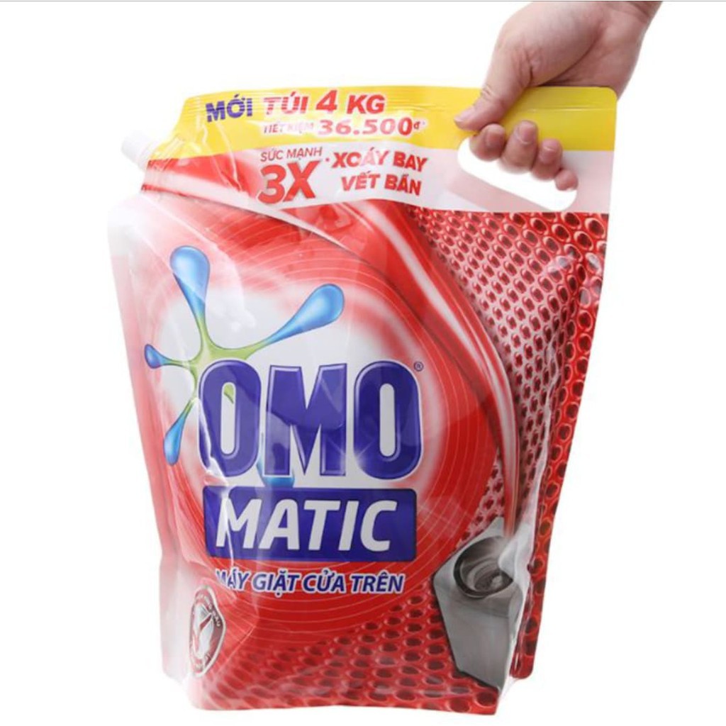 Nước giặt OMO Matic 3,7kg (Túi)