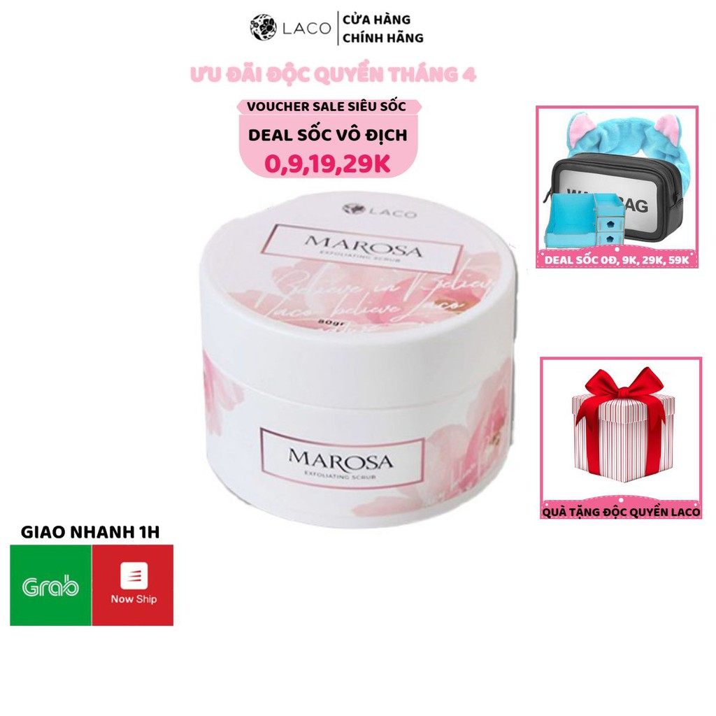  Tẩy Da Chết Marosa Scrub Laco + KÈM QUÀ TẶNG