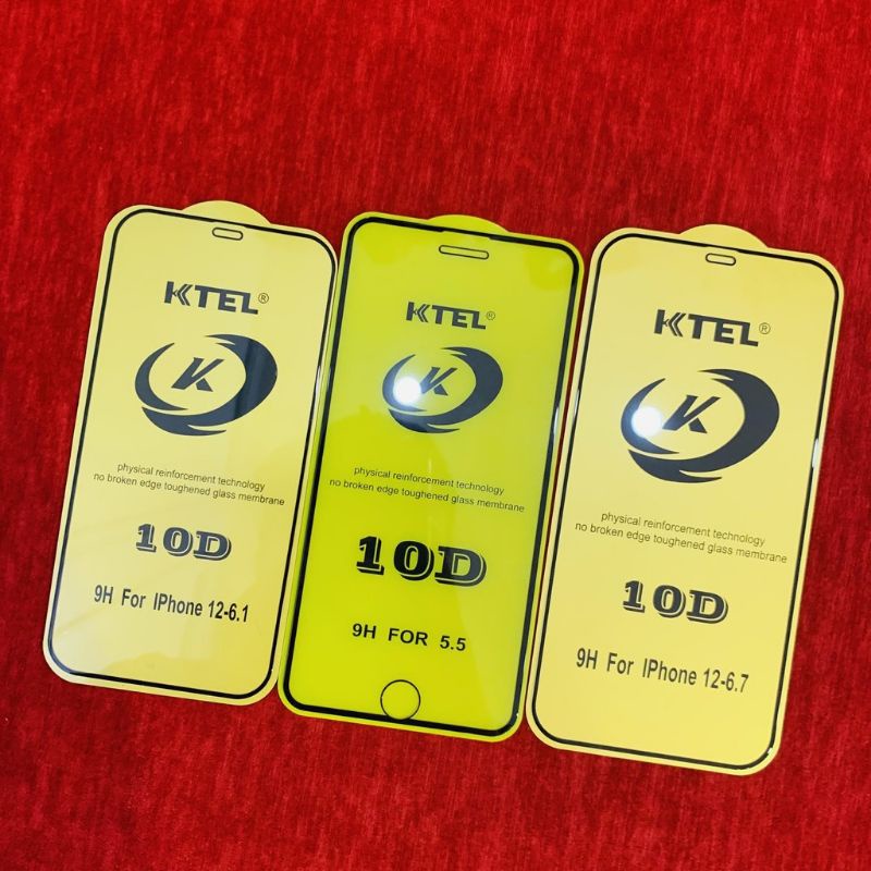 MIẾNG DÁN CƯỜNG LỰC FULL MÀN 10D DÀNH CHO IPHON