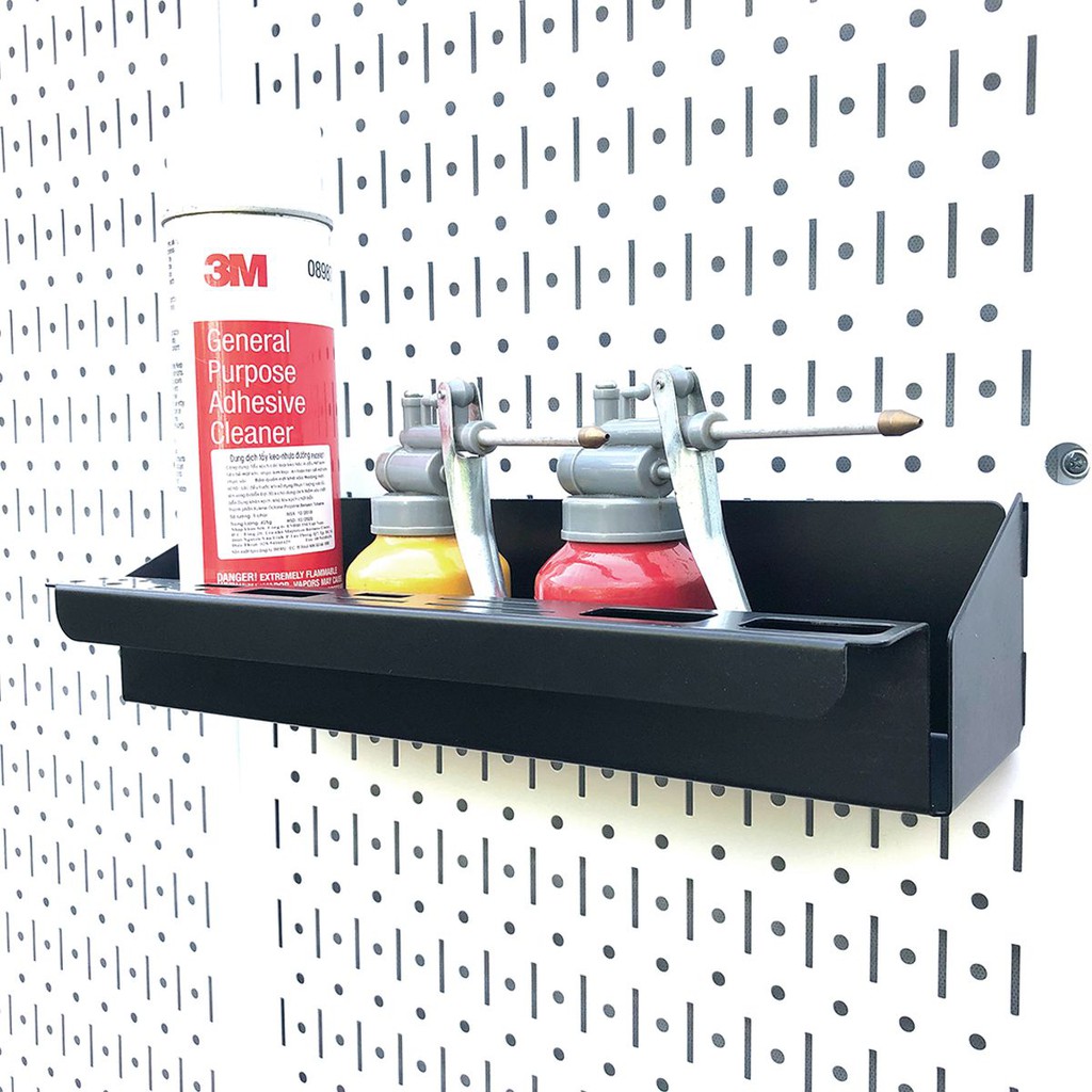 Khay đựng Pegboard SMLIFE thép sơn tĩnh điện - Phụ kiện móc treo Bảng treo dụng cụ Pegboard | BigBuy360 - bigbuy360.vn