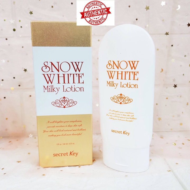 [Mã giảm giá shop] Sữa dưỡng thể dưỡng trắng Secret Key Snow White Milky Lotion 120g