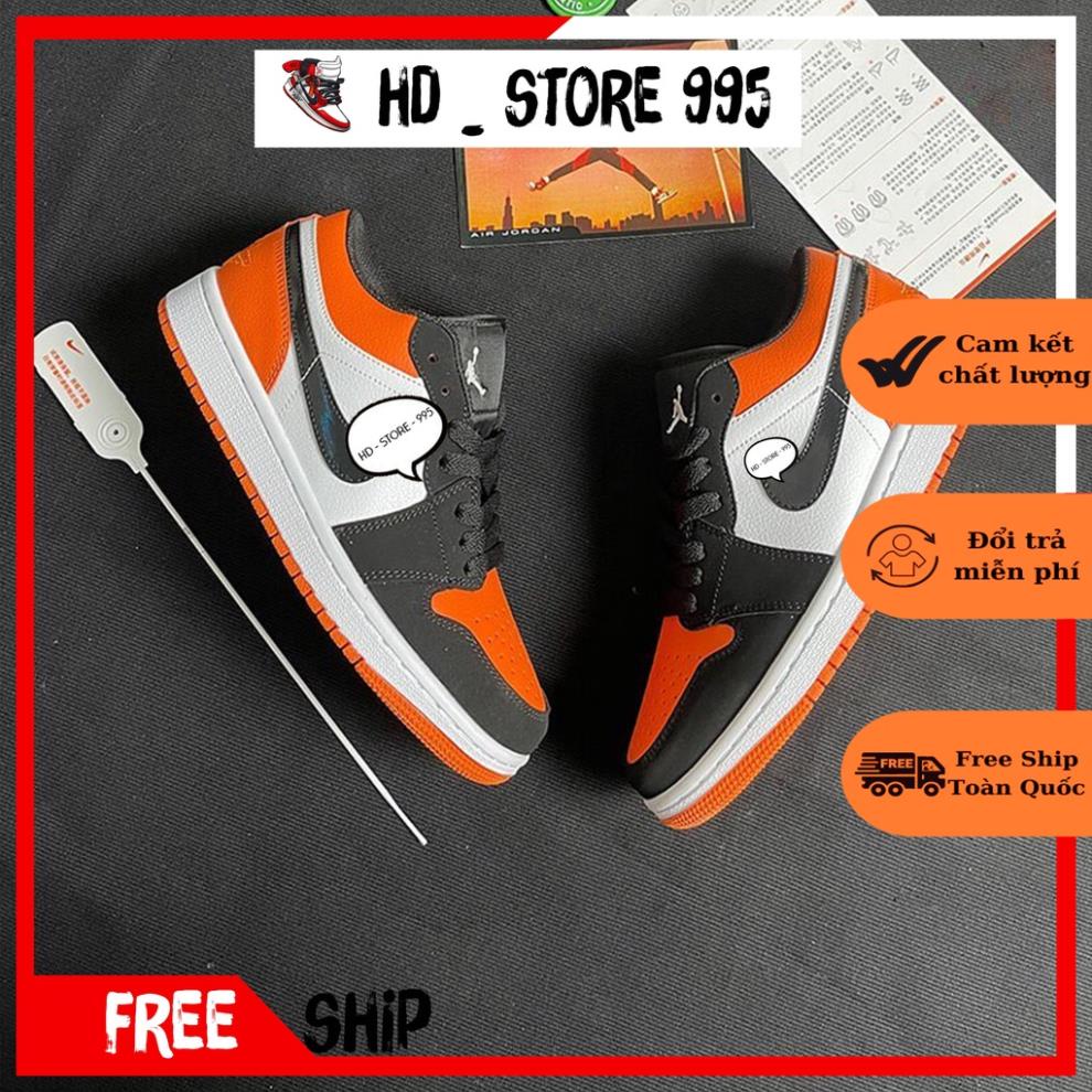 🔥🔥098SHOP🔥🔥 Giày Jordan 1 Cổ Thấp Cam Đen, Giày JD 1 Cam Đen Nam Nữ Bản Cao Cấp Full Box + Bill | BigBuy360 - bigbuy360.vn