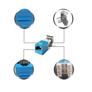 Nhân mạng âm tường cat6 Commcospe - Hạt mạng âm tường cat6 dùng cho mặt nạ Commcospe