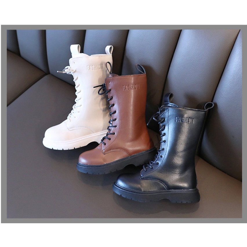 Giày boots bốt cao cổ cho bé gái sz 26-36