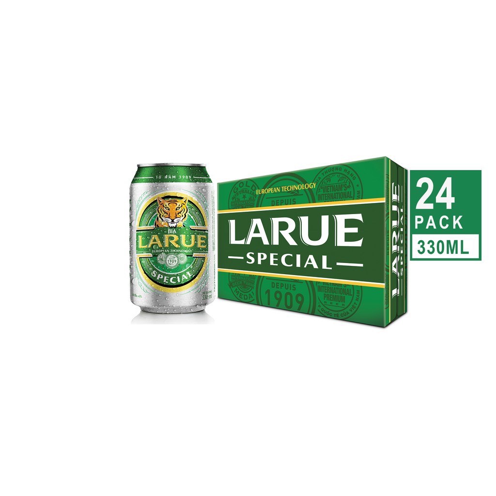 Lốc 6 Lon Bia Larue Special - Larue Xanh 330ml/Lon Date Luôn Mới