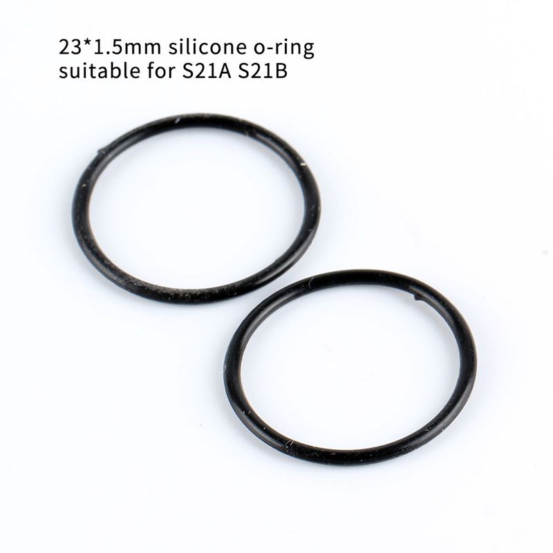 Vòng Đệm silicone Chữ O Màu Đen 23 * 1.5mm Cho Đèn Pin S21A S21B L21B M21B