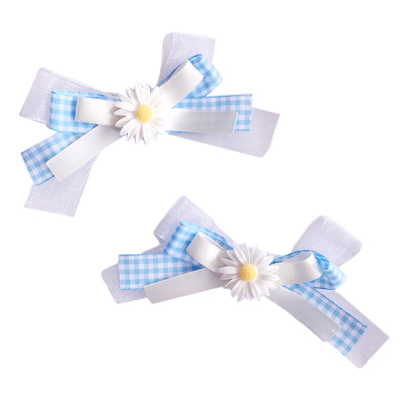 Kẹp Tóc Hình Nơ / Bông Hoa Bằng Hợp Kim Xinh Xắn Cho Bé Gái