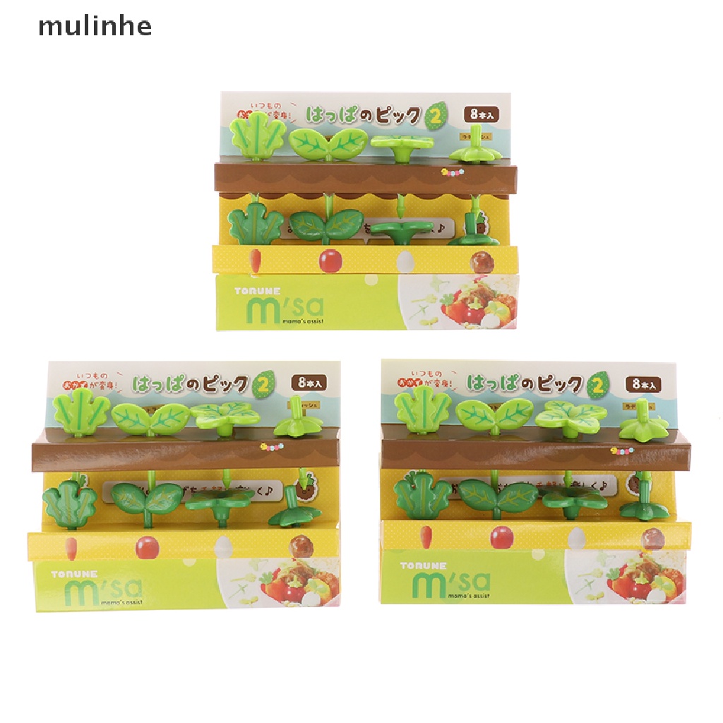 Mulinhe Bộ 8 Dụng Cụ Gắp Bánh Trái Cây / Salade Nhỏ Vork