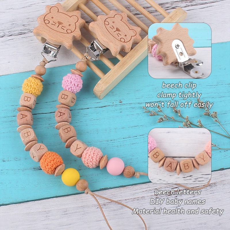 Giá Đỡ Núm Vú Giả Hình Sư Tử Dễ Thương Cho Bé Sơ Sinh