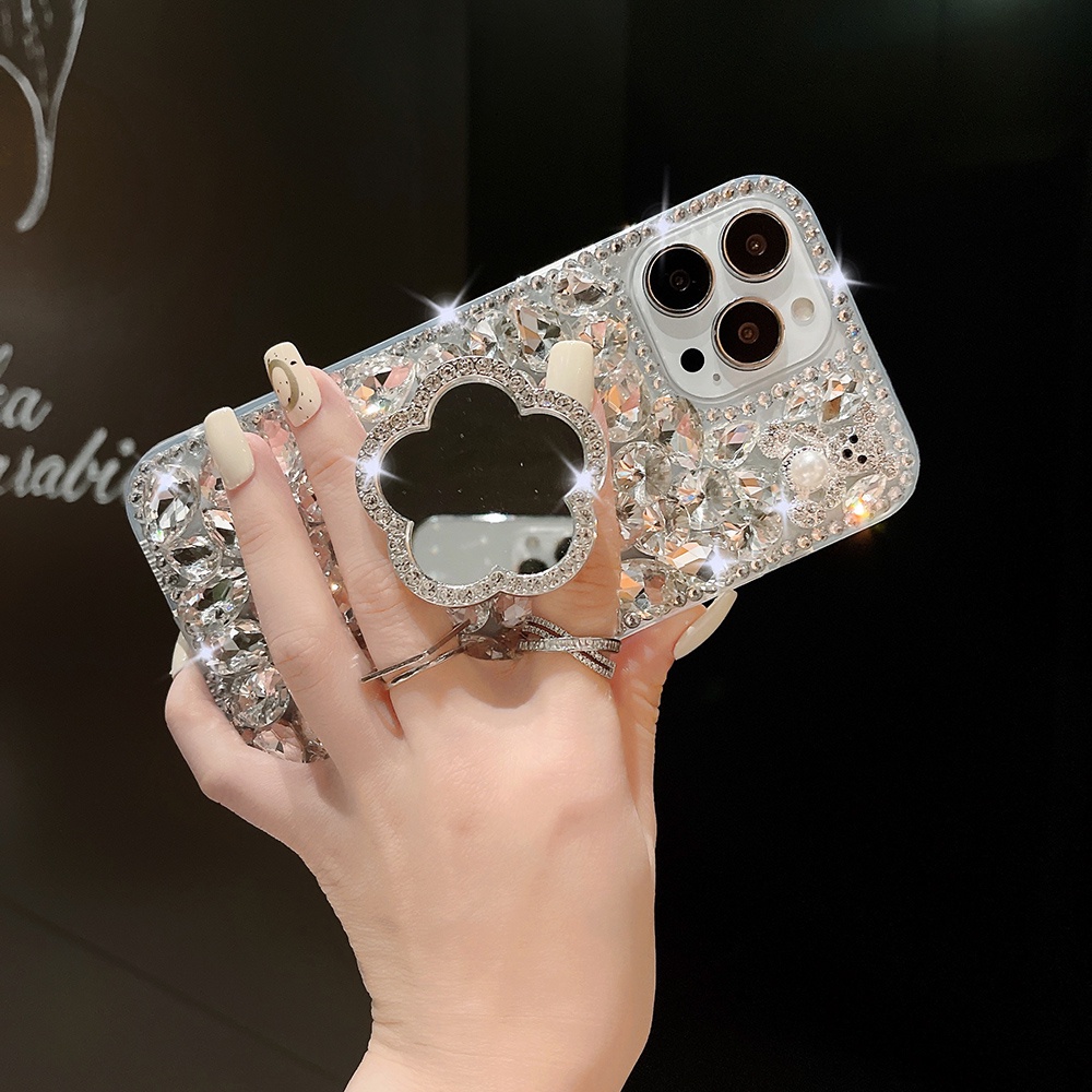 Ốp Điện Thoại Đính Đá Lấp Lánh Sang Trọng Cho Iphone 14 Pro Max 14 Plus 11 12 13 Pro Max