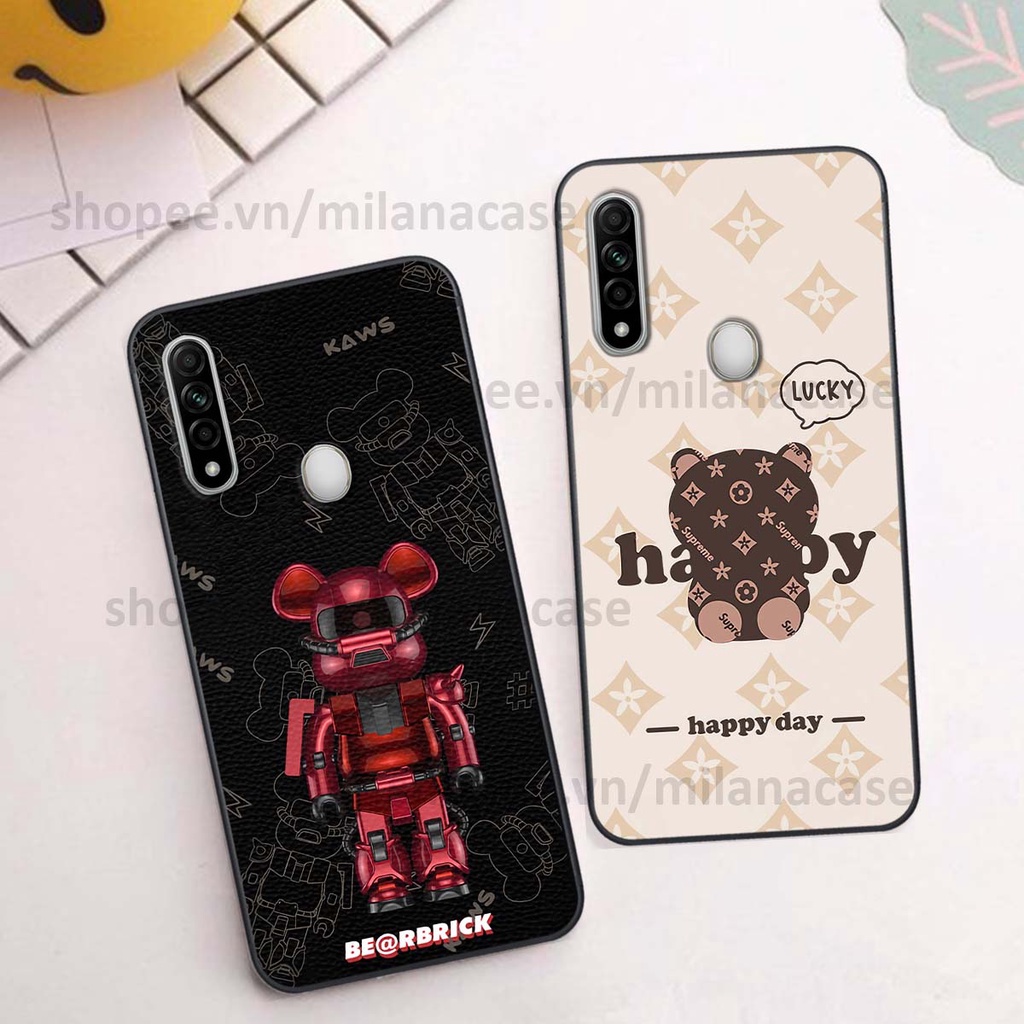Ốp Oppo A31 gấu be@rBrick gấu Teddy Kaws siêu đẹp, phong cách, cá tính